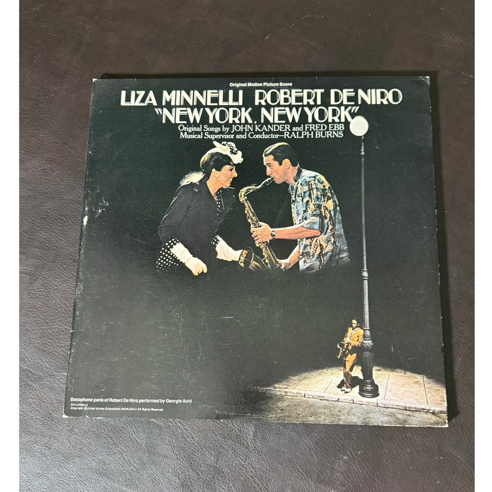 New York New York Soundtrack Vinyl 2LP Liza Minnelli Robert De Niro UA-LA750-L2